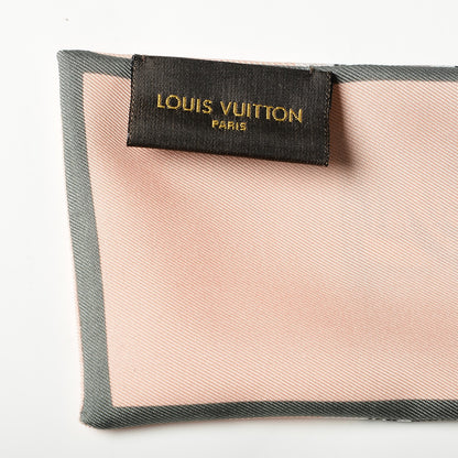 Louis Vuitton Silk Monogram Trunks Bandeau Rose Poudre 5 of 5