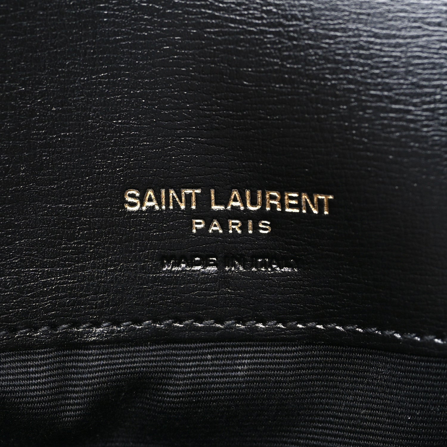 Saint Laurent Smooth Calfskin Monogram Phone Holder Crossbody Black 5 of 9