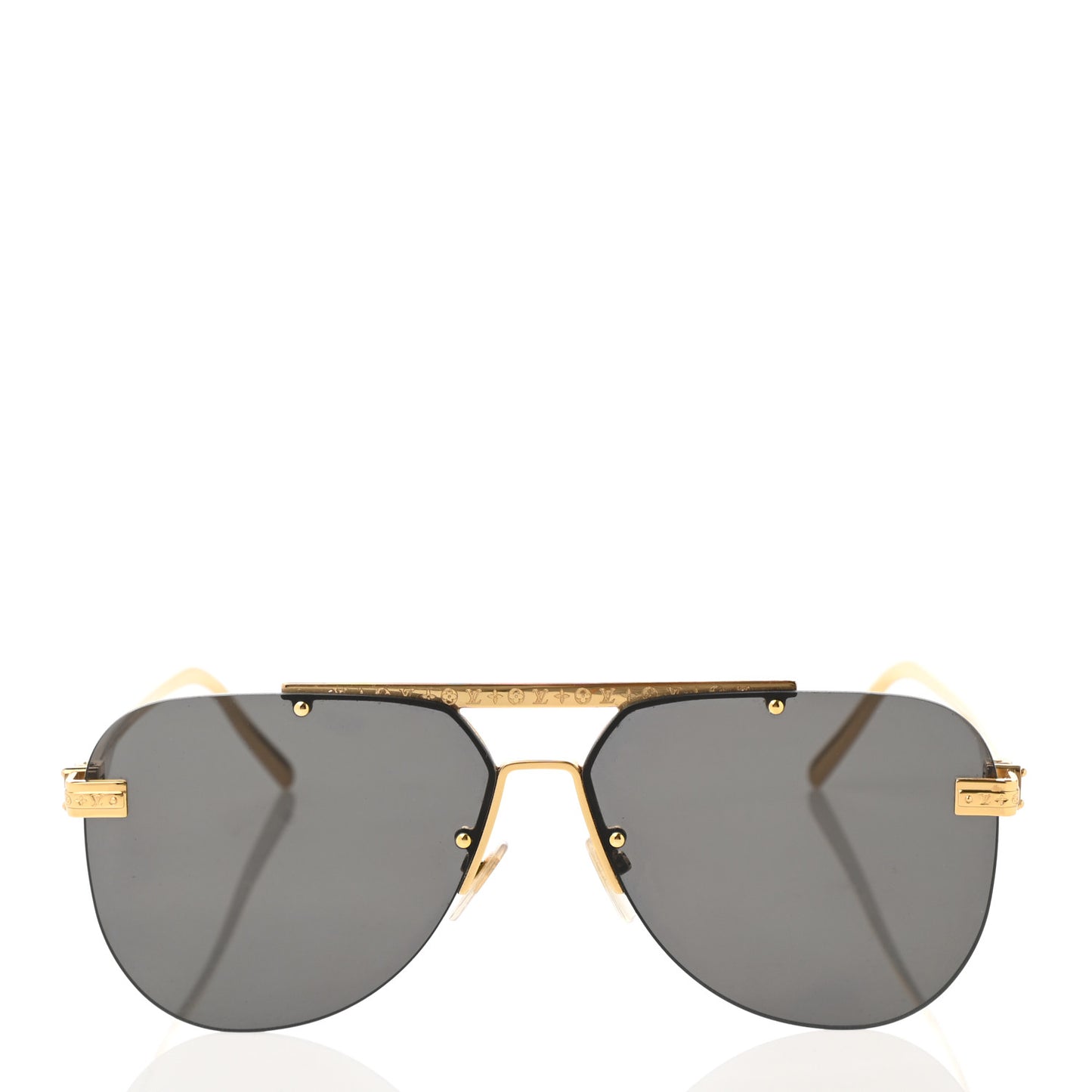 Metal LV Ash Sunglasses Z1261W Gold