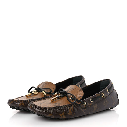 Louis Vuitton Patent Reverse Monogram Gloria Loafers 39 4 of 10