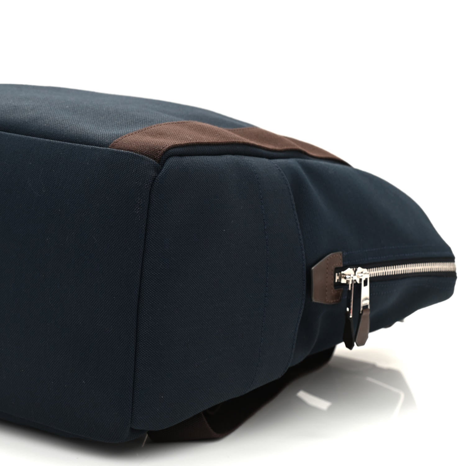 Hermes Toile Groom School Backpack Bleu Navy Feu 10 of 11