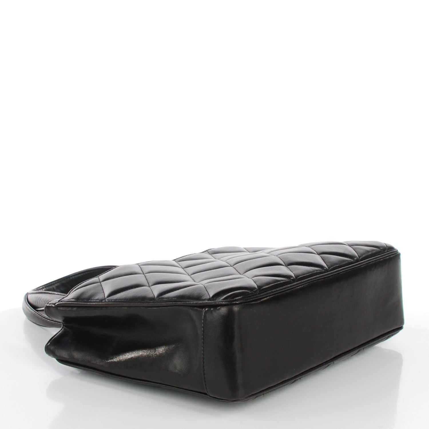 Chanel Lambskin Quilted Tote Black 4 of 8