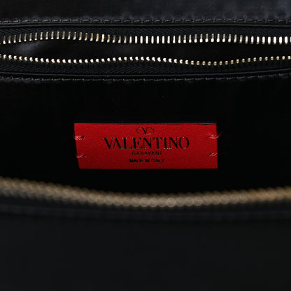 Valentino Garavani Satin Rockstud Vanity Case Black 6 of 10