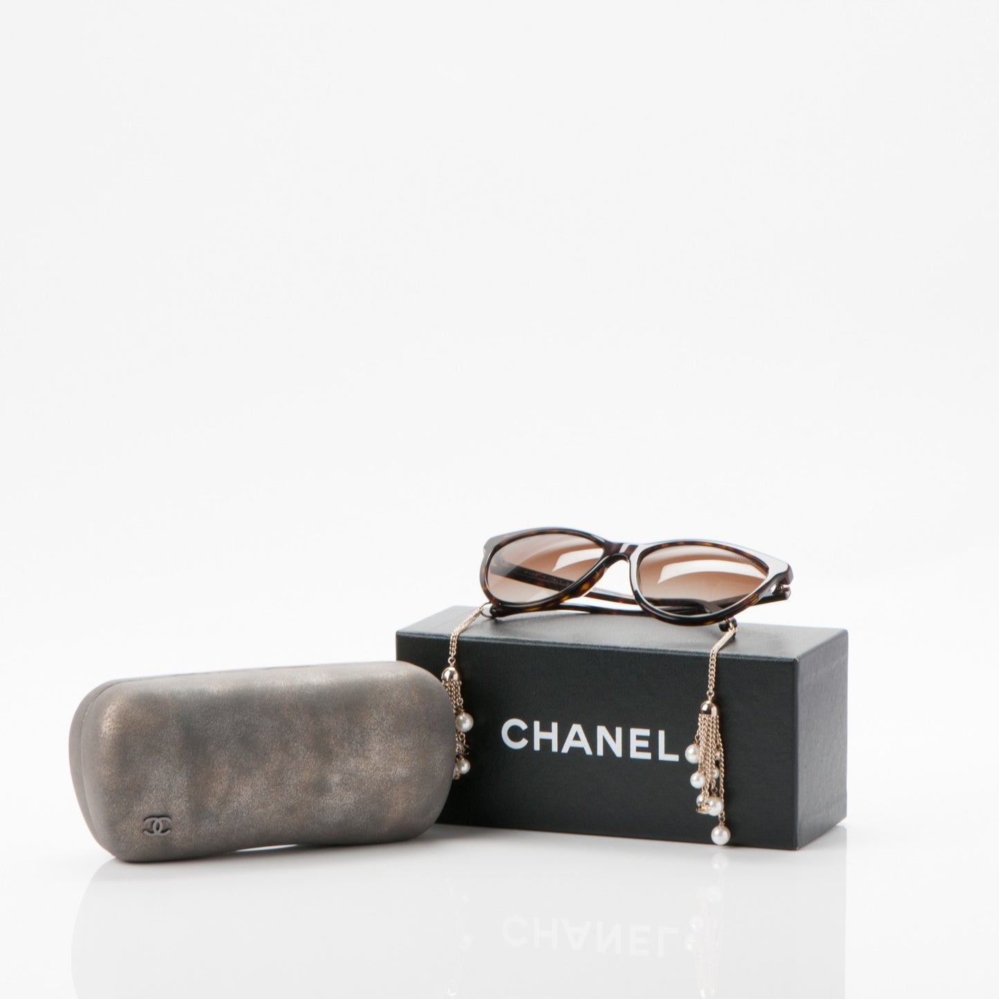 Acetate Polarized Fantasy Pearl Cat Eye Sunglasses 5341-H-A Tortoise