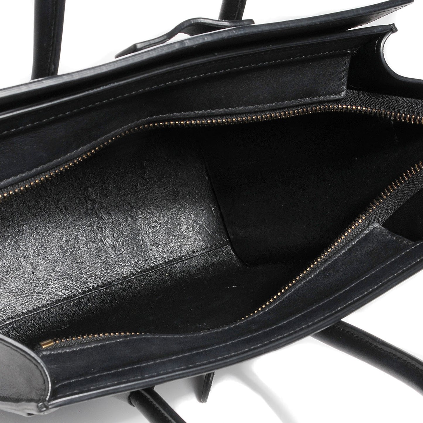 Smooth Calfskin Nano Luggage Black