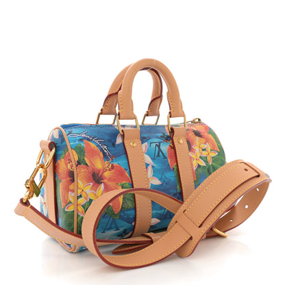 Louis Vuitton Monogram Surfin' Keepall Bandouliere 25 Bright Blue 3 of 12