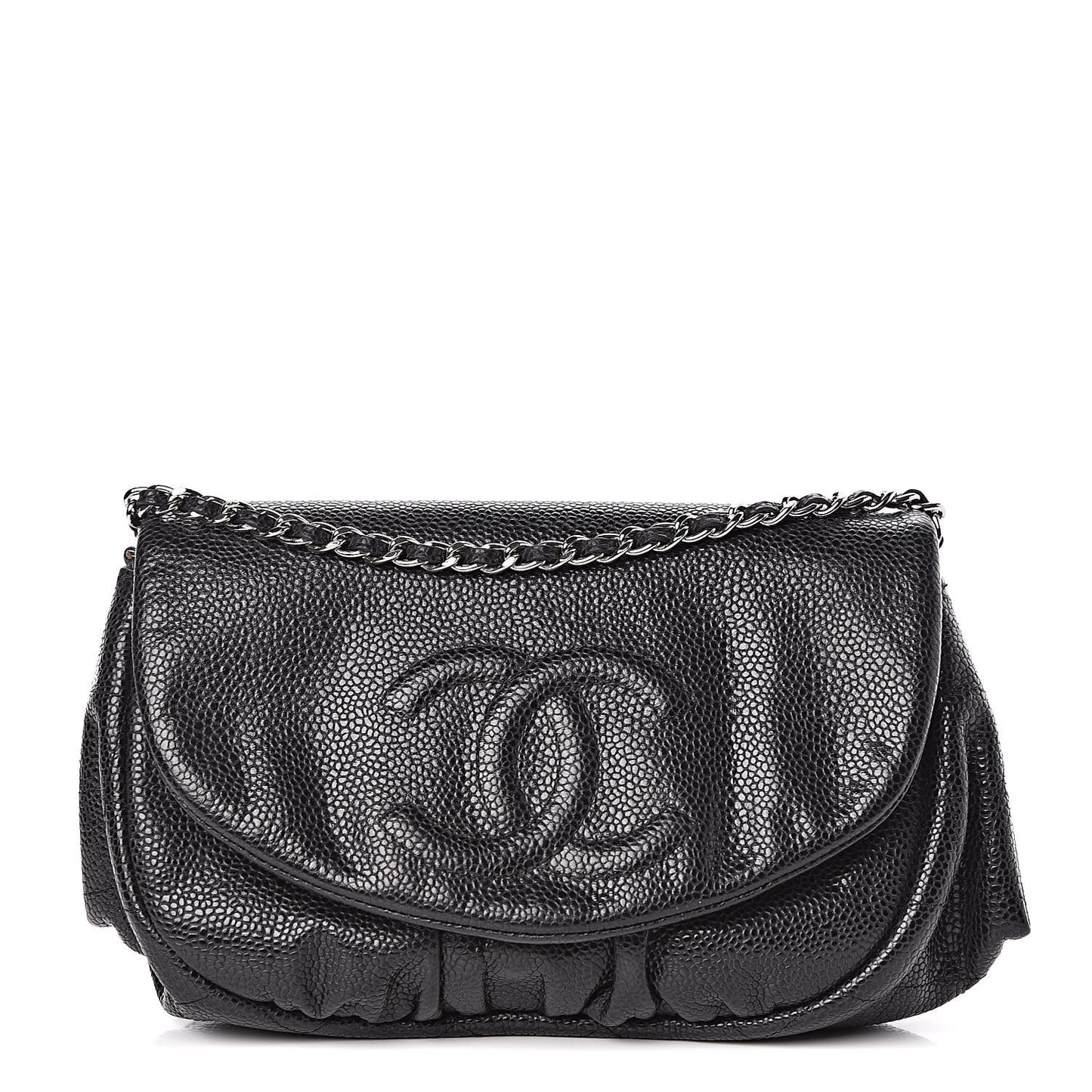 Caviar Half Moon Wallet On Chain WOC Black