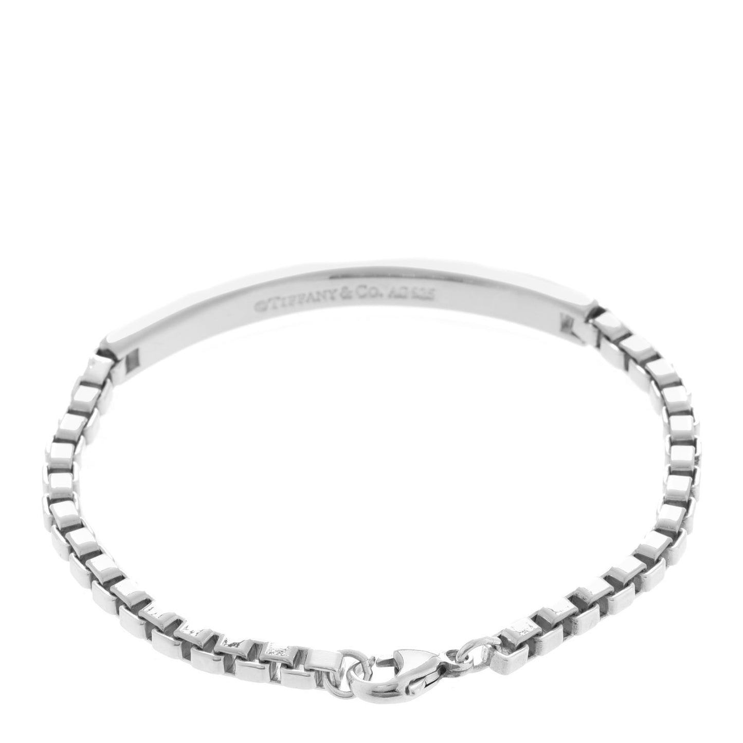 Sterling Silver Venetian Link ID Bracelet