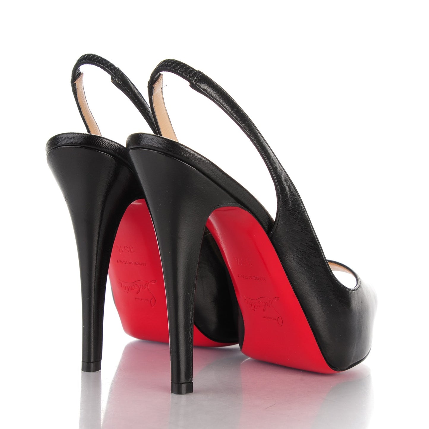 Kid No Prive 120 Pumps 35.5 Black Red