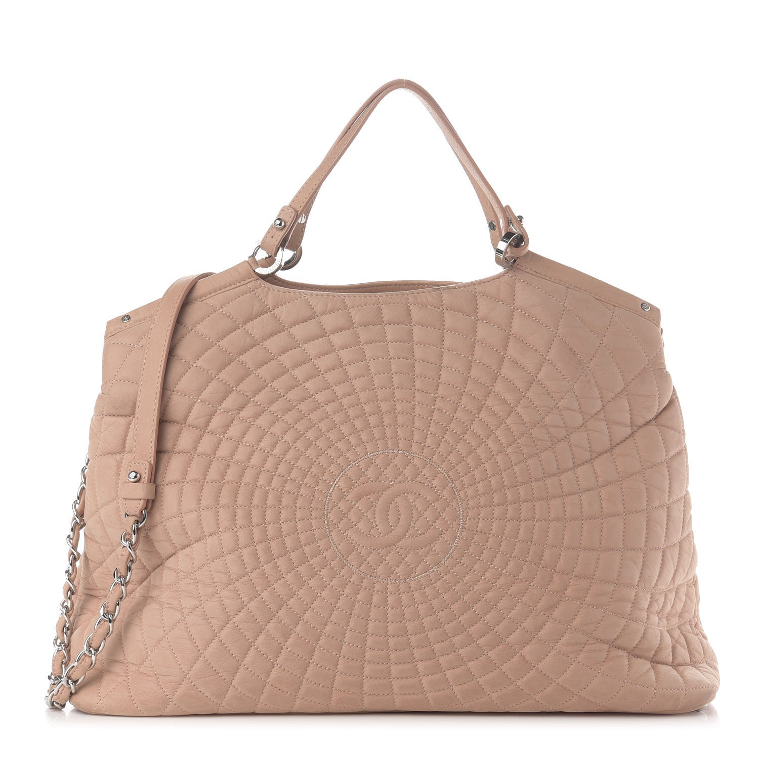 Chanel Iridescent Calfskin Large Sea Hit Tote Pink 1 of 13