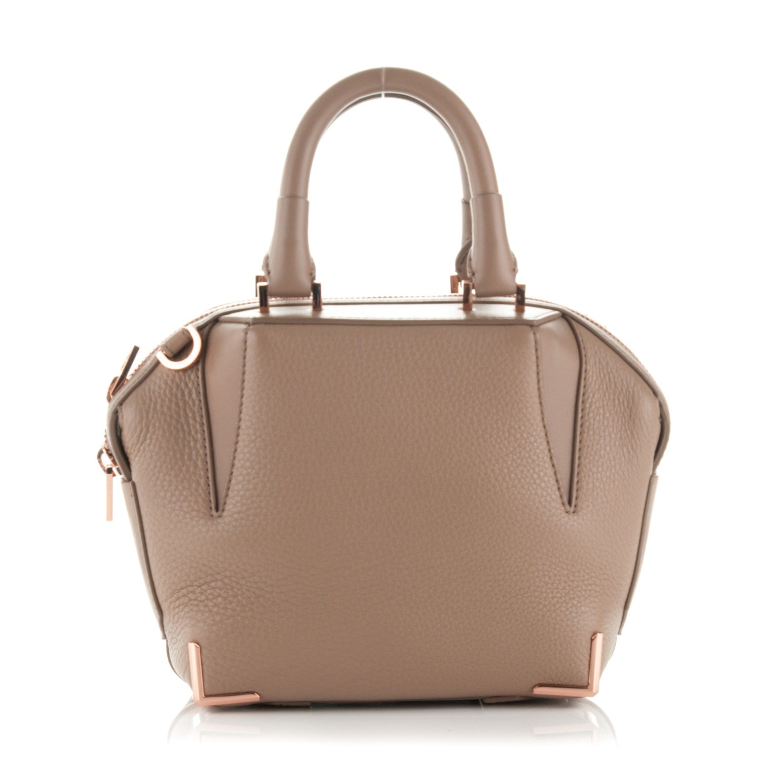 Alexander Wang Pebbled Calfskin Mini Emile Latte Rose Gold Hardware 1 of 7