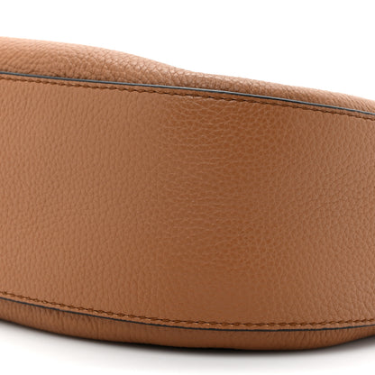 Prada Vitello Phenix Zippered Messenger Hobo Cammeo 8 of 10