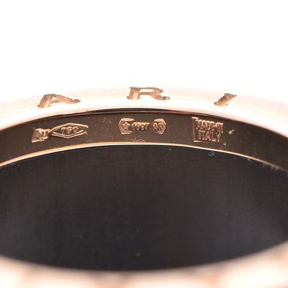 Bulgari 18K Rose Gold Green Marble B.Zero1 Ring 57 8 5 of 6