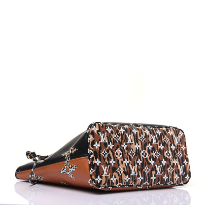 Louis Vuitton Monogram Giant Jungle Neverfull MM Black 4 of 14