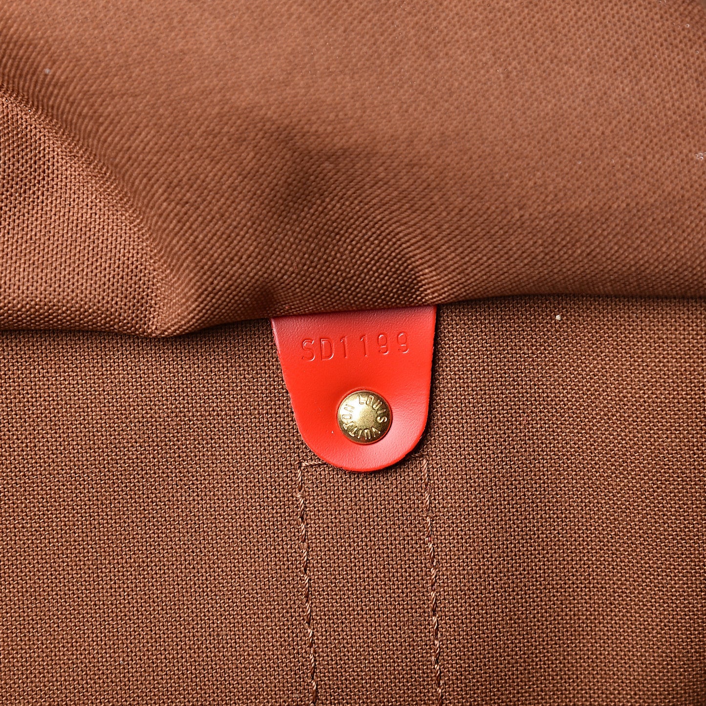 Calfskin Monogram Keepall Bandouliere 50 Coquelicot
