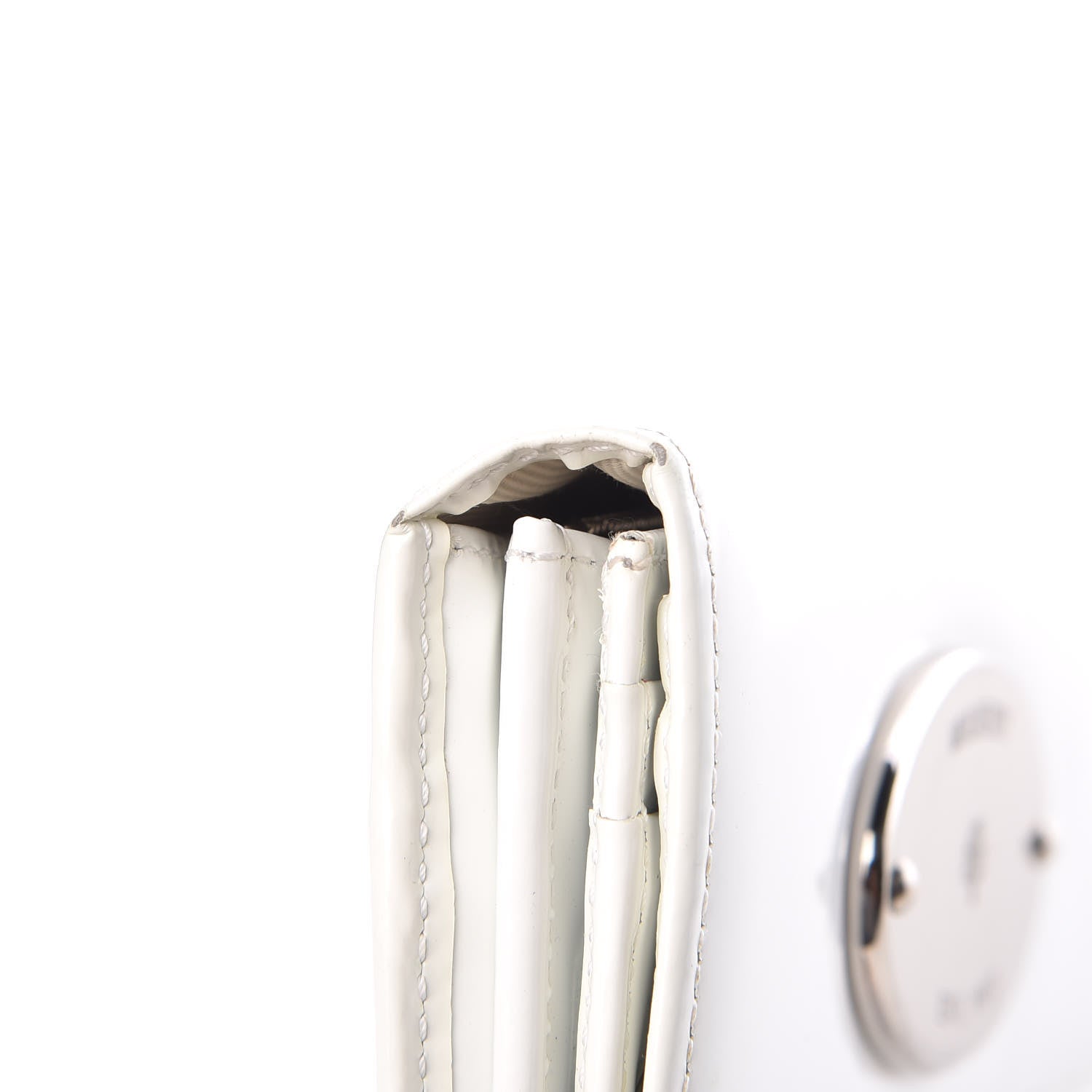 Mulberry Patent Continental Wallet White 10 of 11