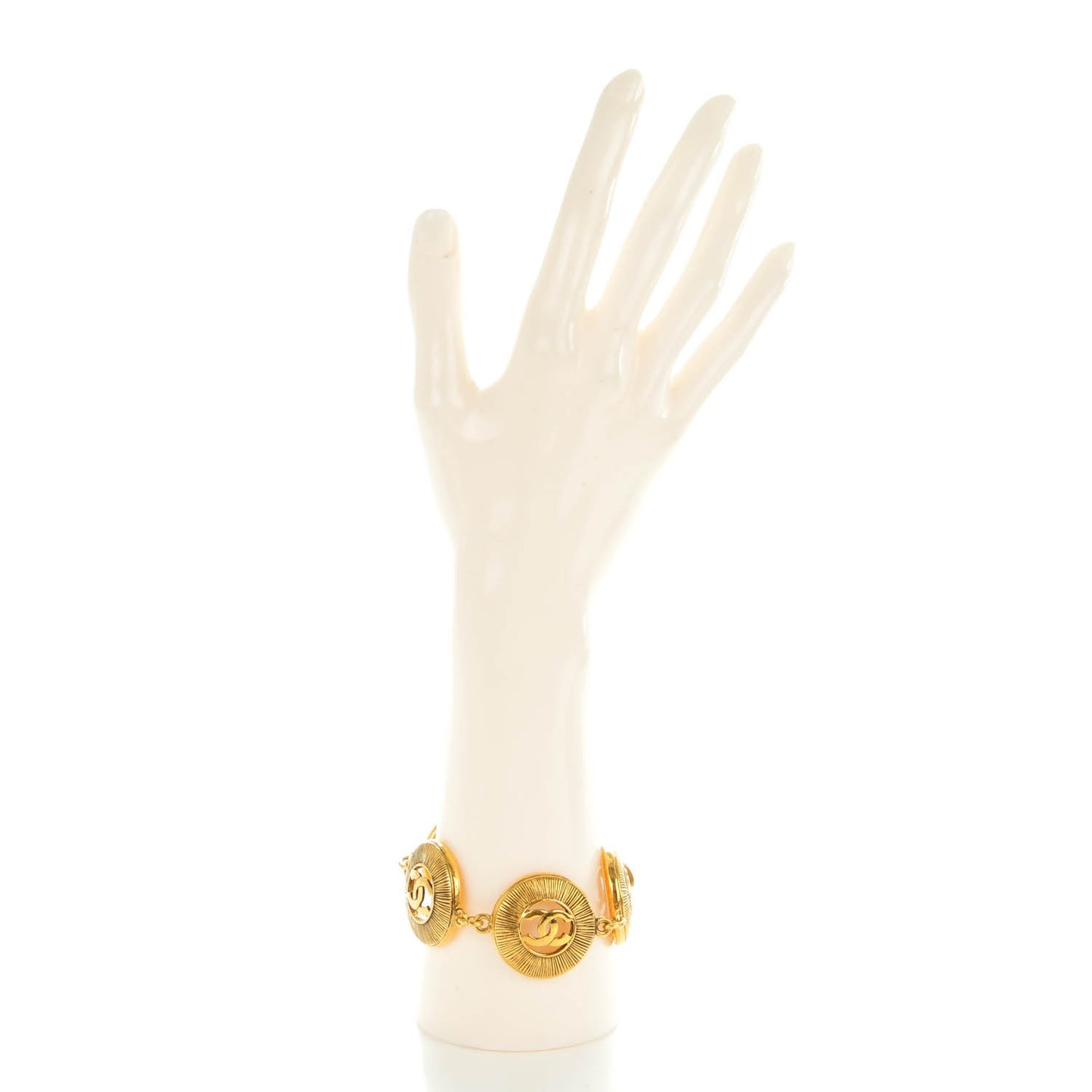 CC Medallion Bracelet Gold