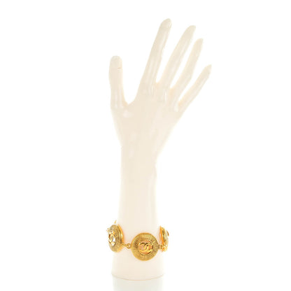 Chanel CC Medallion Bracelet Gold 2 of 6
