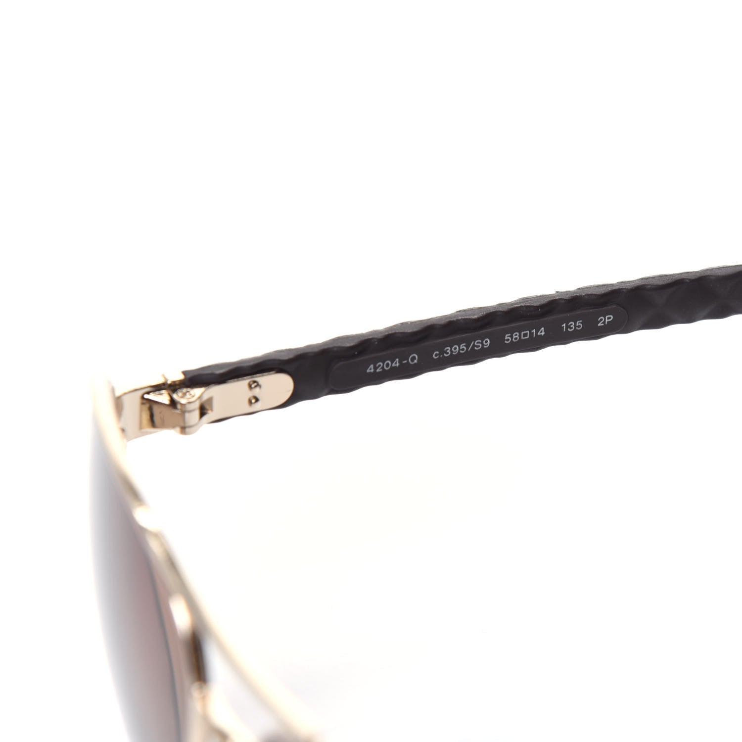 Chanel Pilot Summer Polarized Quilted Aviator Sunglasses 4204-Q Gold Brown 6 of 8