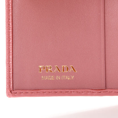 Prada Vitello Move Bi-Fold Wallet Geranio 6 of 8