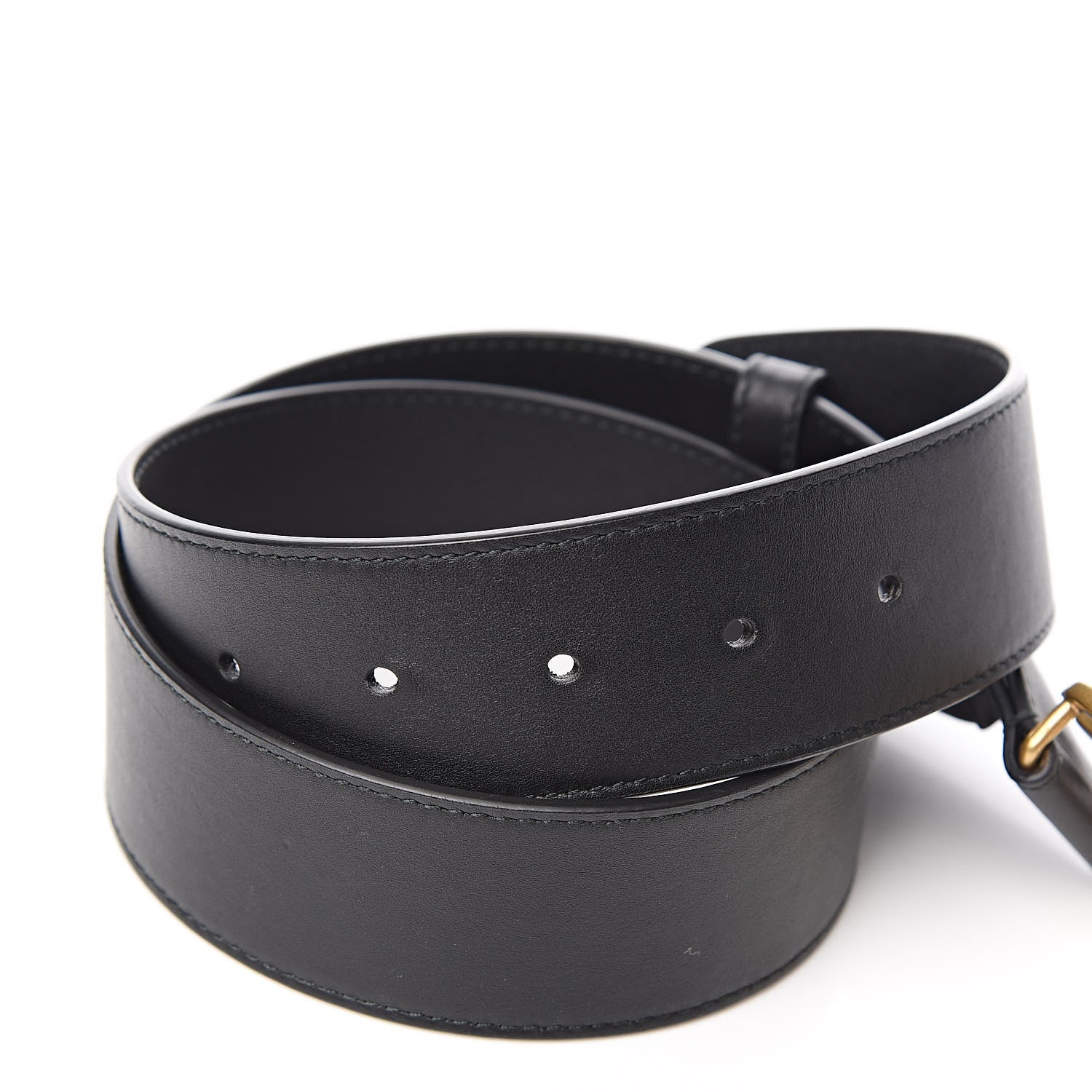 Gucci Calfskin Double G 40mm Belt 75 30 Black 4 of 6