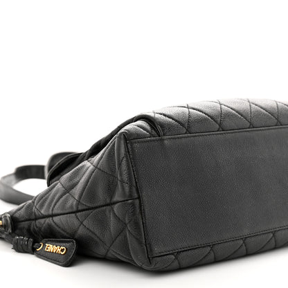Chanel Caviar Quilted Flap Shoulder Bag Black 10 of 14