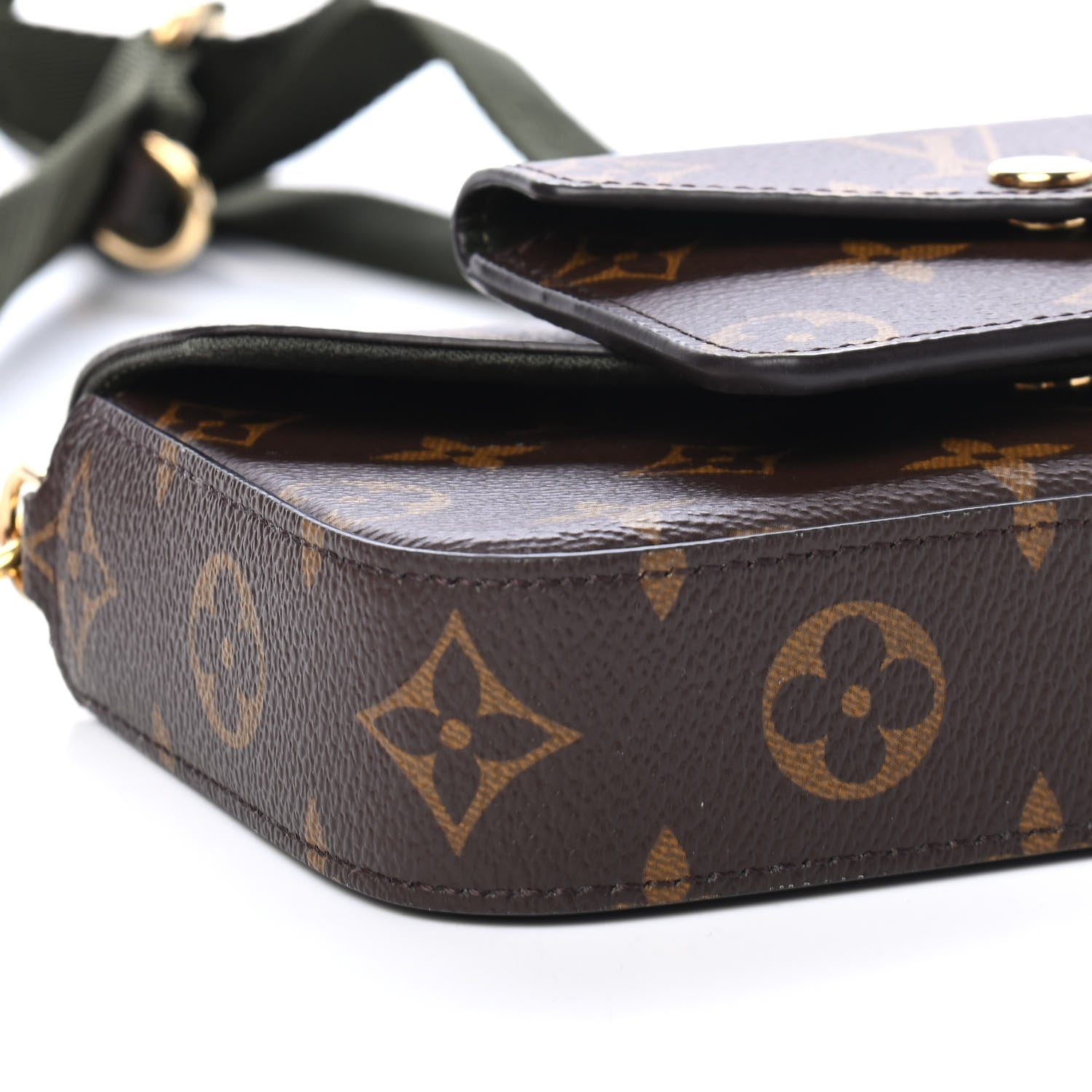 Louis Vuitton Monogram Felicie Strap & Go Kaki 7 of 8