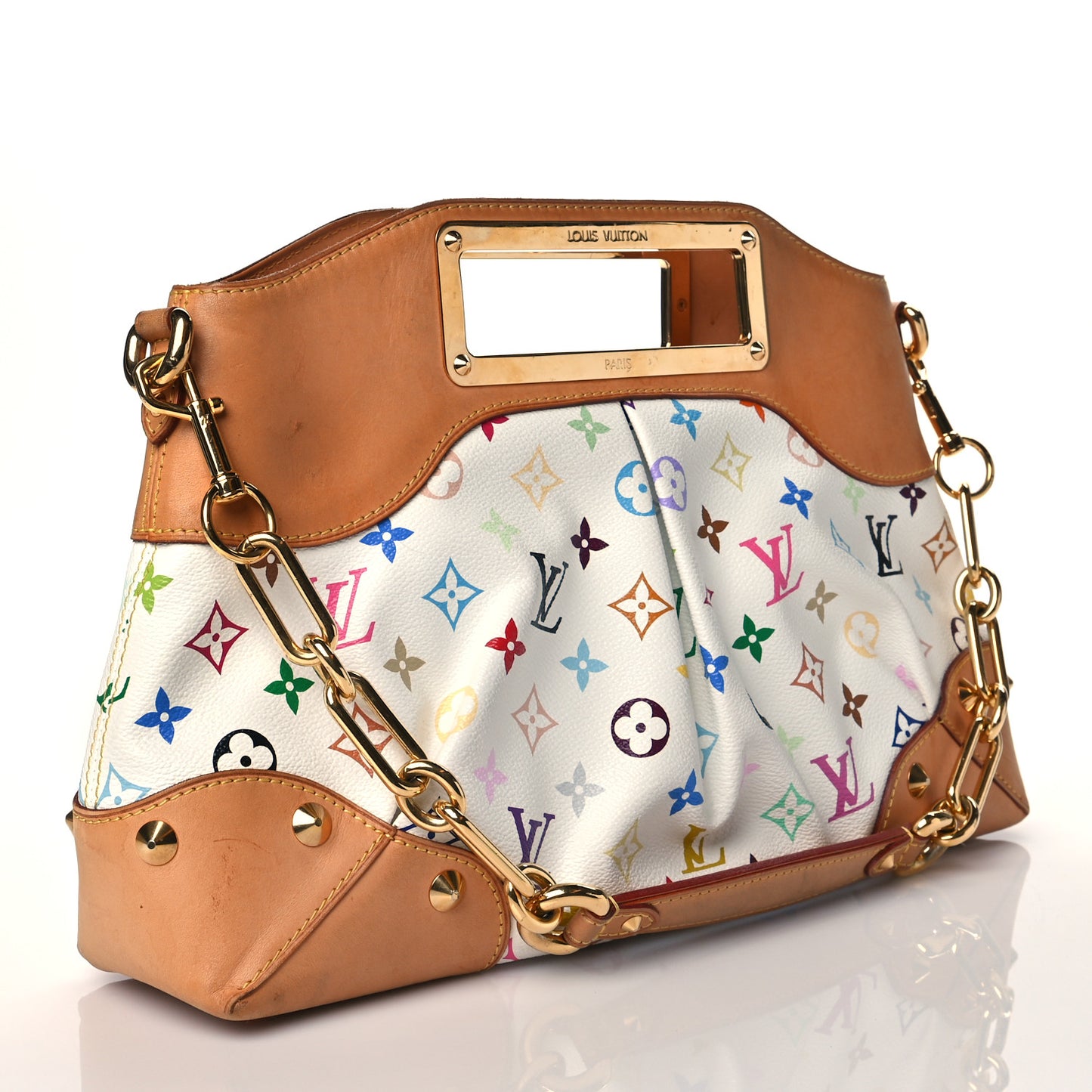 Monogram Multicolor Judy MM White