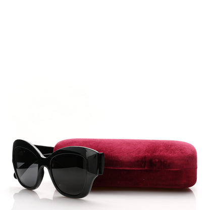 Gucci Acetate GG Butterfly Sunglasses GG0808S Black 8 of 8