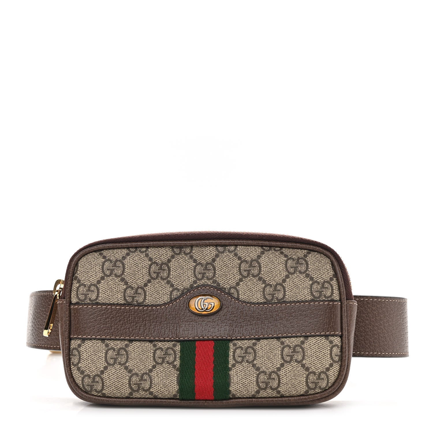 Gucci GG Supreme Monogram Ophidia Belted iPhone Case 75 30 Dark Brown 1 of 11