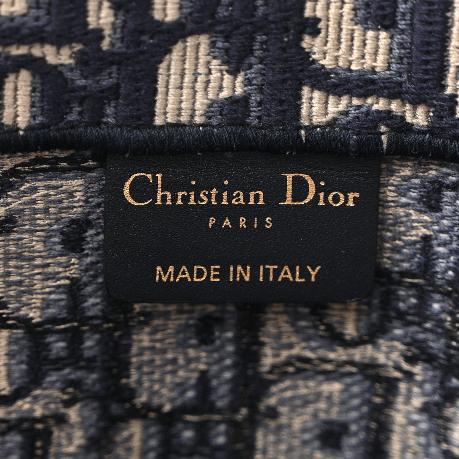 Christian Dior Oblique Large Book Tote Blue Multicolor 6 of 11