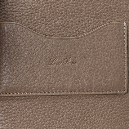 Loro Piana Grained Calfskin Bale Phone Case Warm Mastic 5 of 9