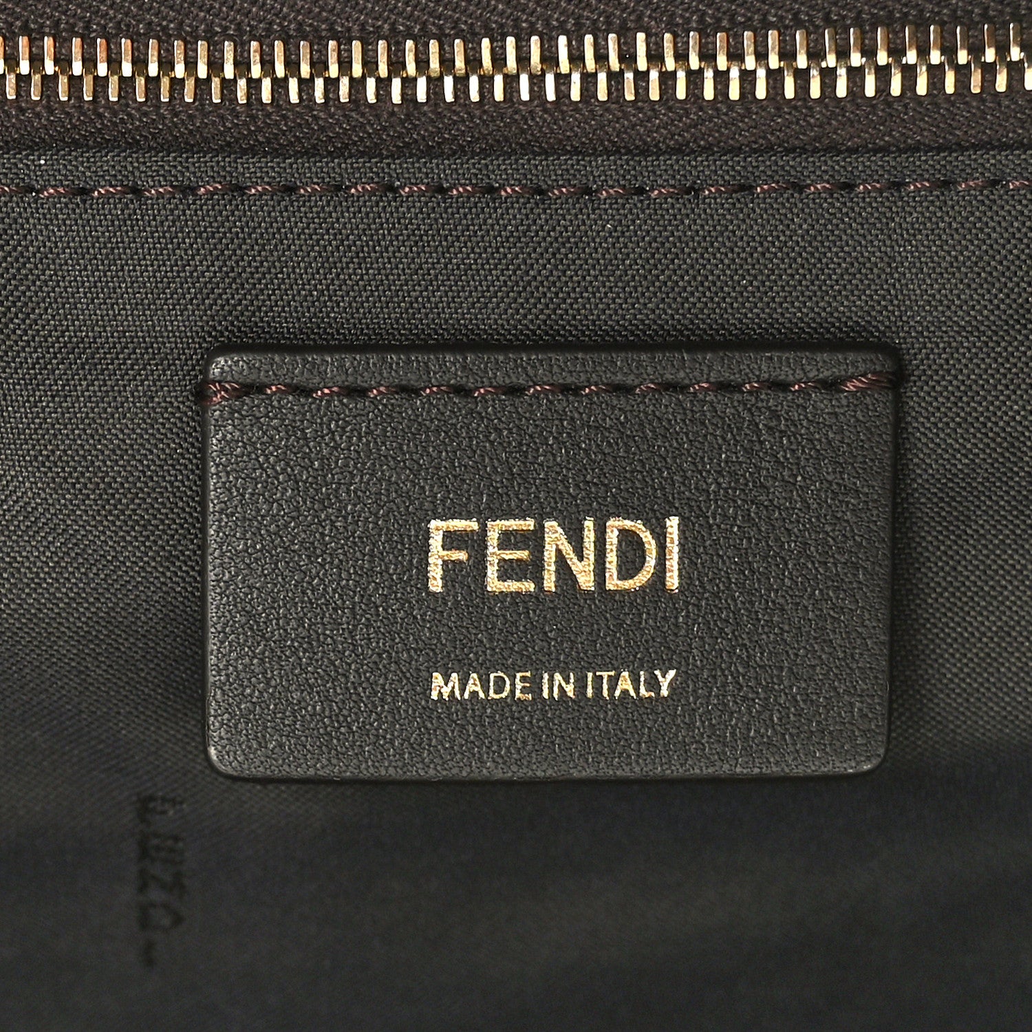 Fendi Nappa FF 1974 Embossed Small Boston White 6 of 11