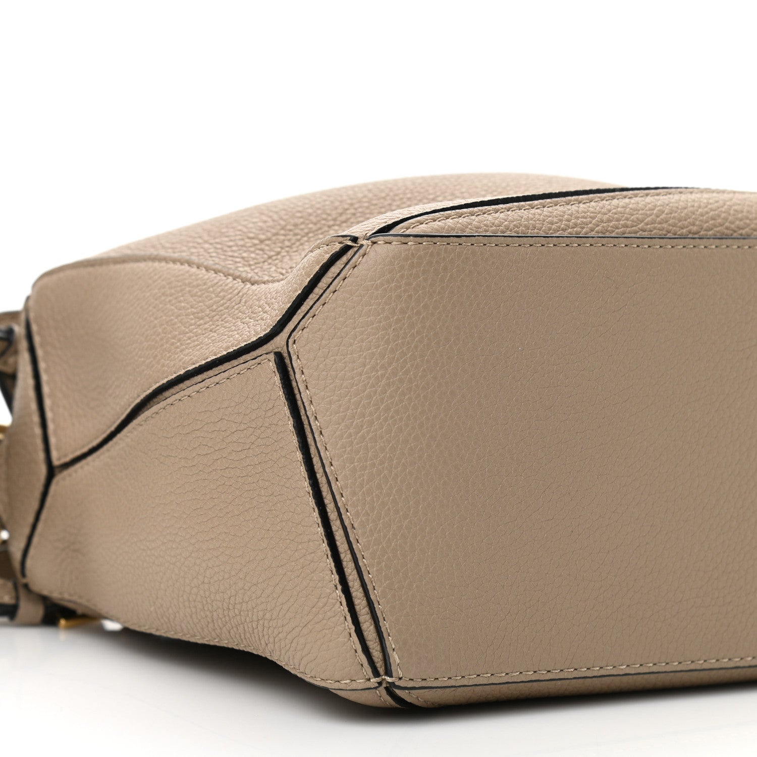 Loewe Grained Calfskin Small Puzzle Bag Sand 9 of 10