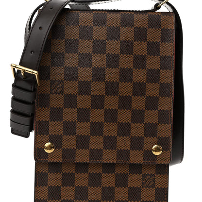 Louis Vuitton Damier Ebene Portobello Travel Shoulder Bag 7 of 9