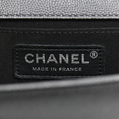 Chanel Caviar Quilted Medium Boy Flap Black 6 of 11