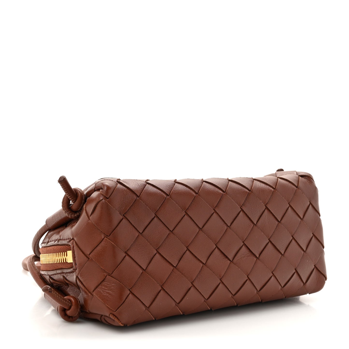 Nappa Intrecciato Concert Pouch Rust