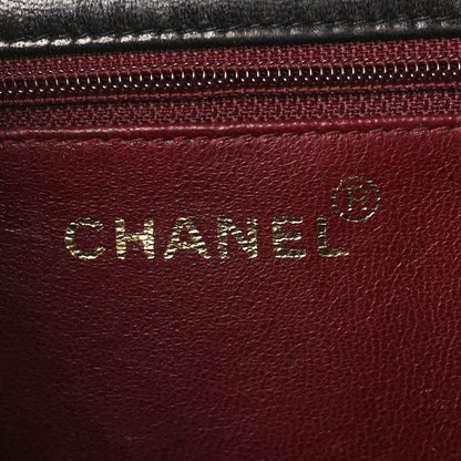 Chanel Lambskin Quilted Small Single Flap Black 6 of 9