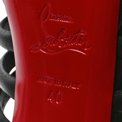 Christian Louboutin Calfskin Tina 140 Sandal 40 Black 7 of 7