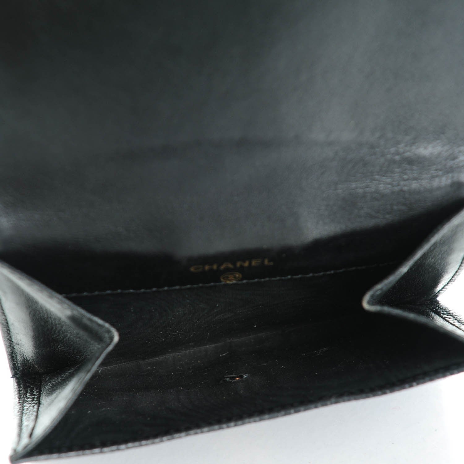 Chanel Caviar Timeless CC Compact French Wallet Black 7 of 9