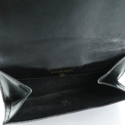 Chanel Caviar Timeless CC Compact French Wallet Black 7 of 9