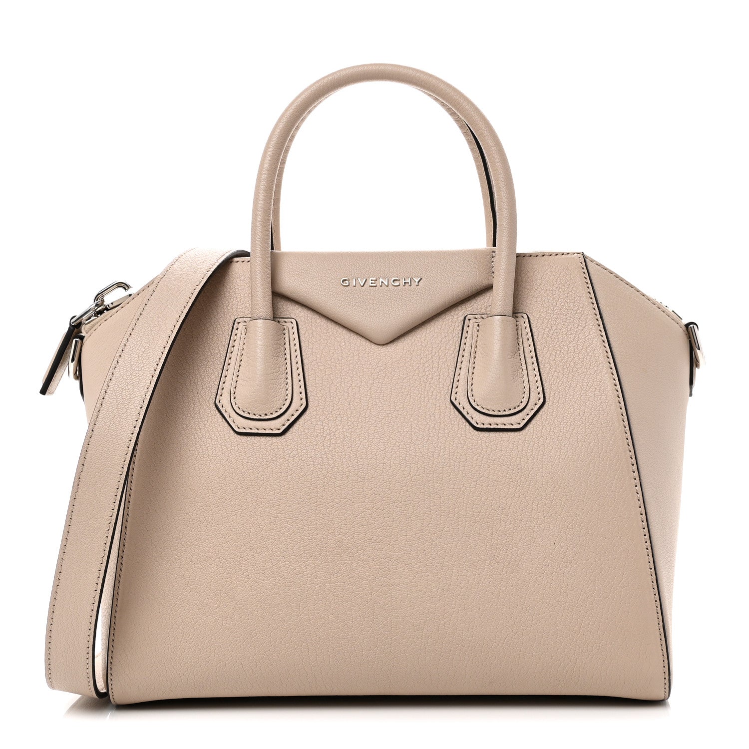 Givenchy Sugar Goatskin Small Antigona Mastic 1 of 10