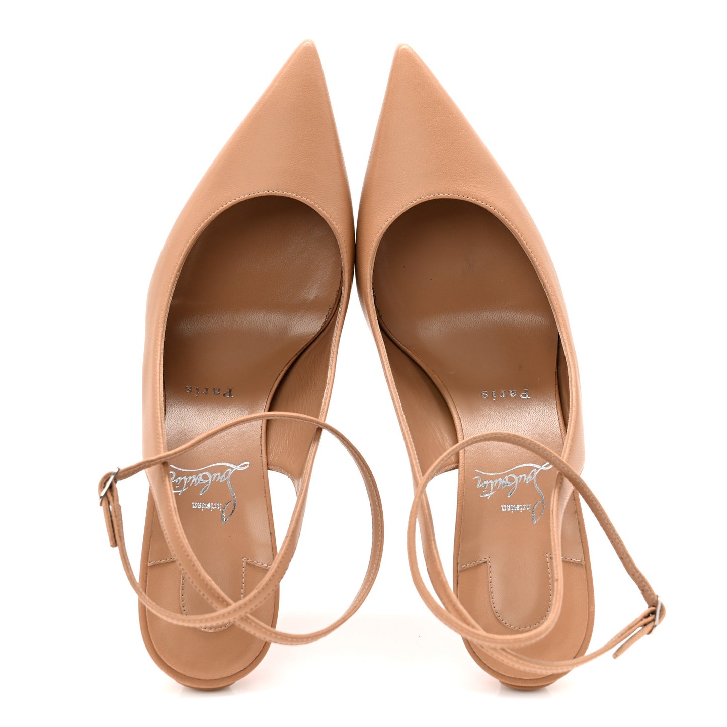 Nappa Condora Strap 85 Pumps 39.5 Toffee