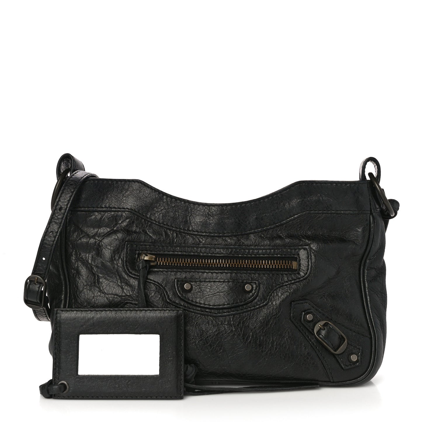 Agneau Classic Hardware Hip Black