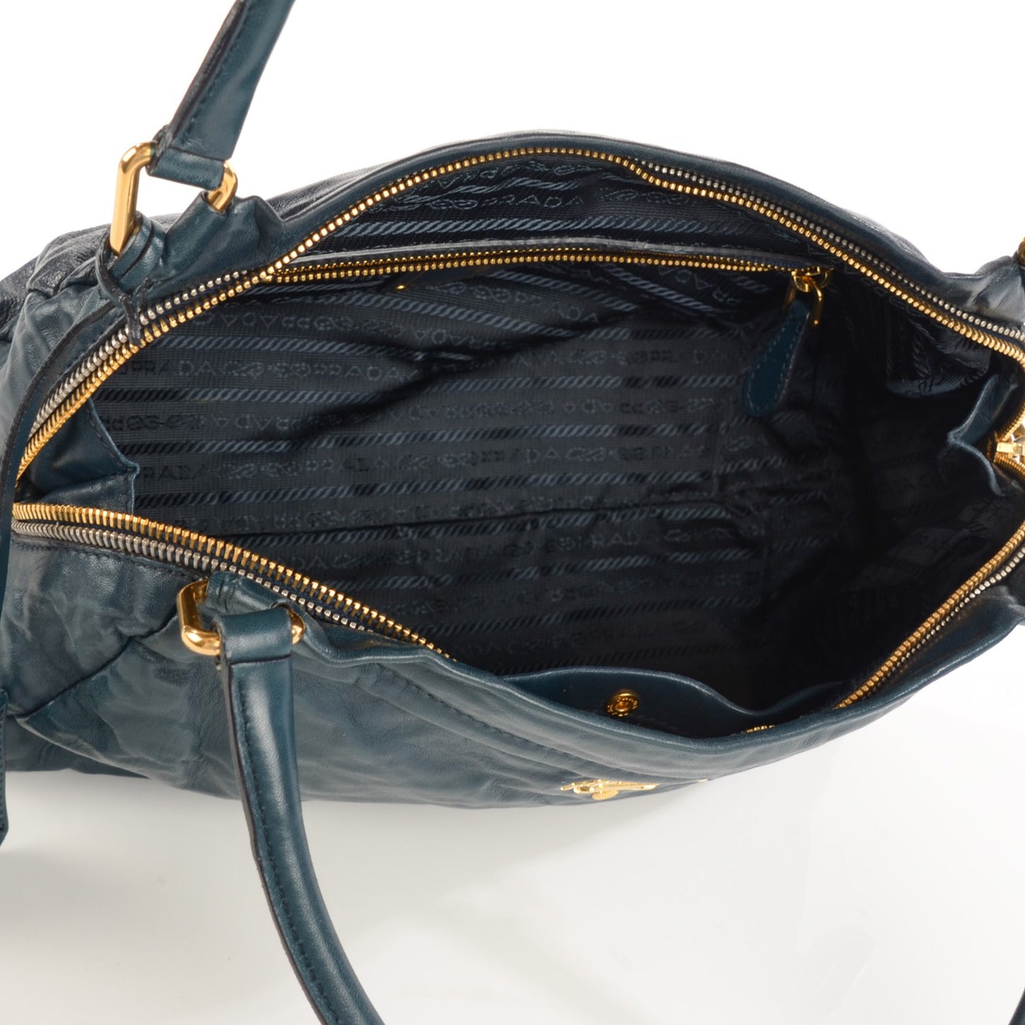 Nappa Antique Shoulder Bag Denim