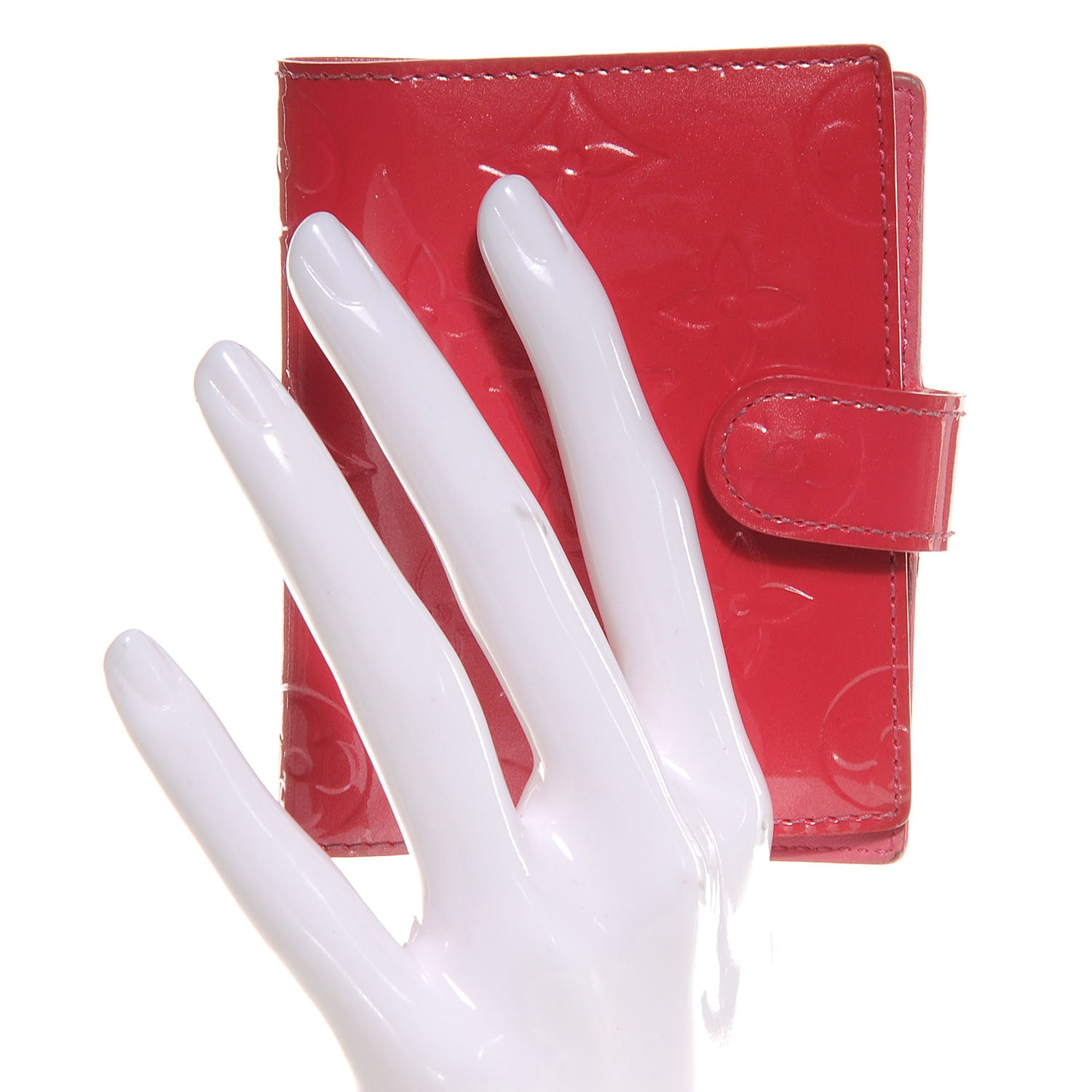 Louis Vuitton Vernis Mini Agenda Cover Framboise 2 of 7