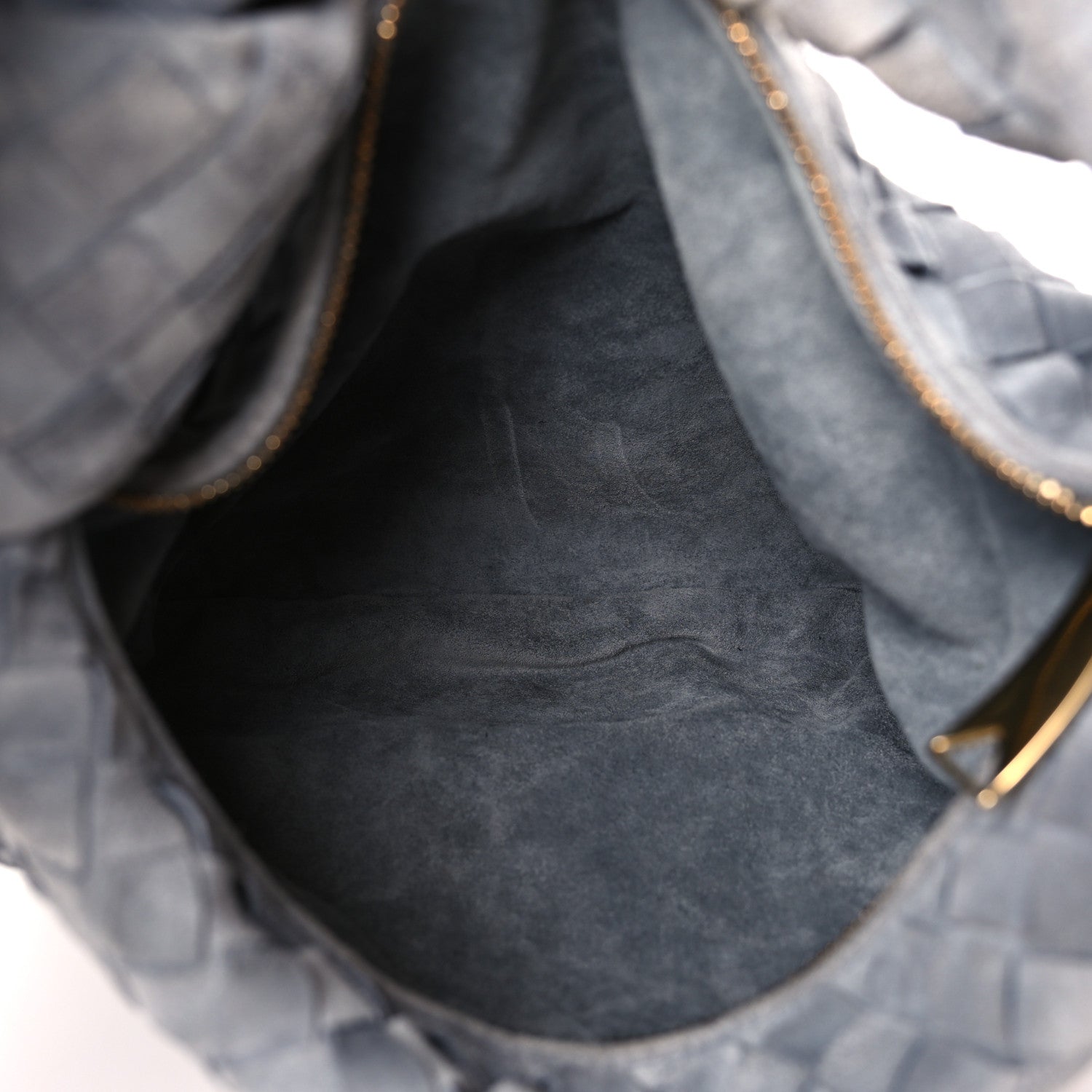 Bottega Veneta Suede Calfskin Intrecciato Teen Jodie Hobo Thunder 5 of 9