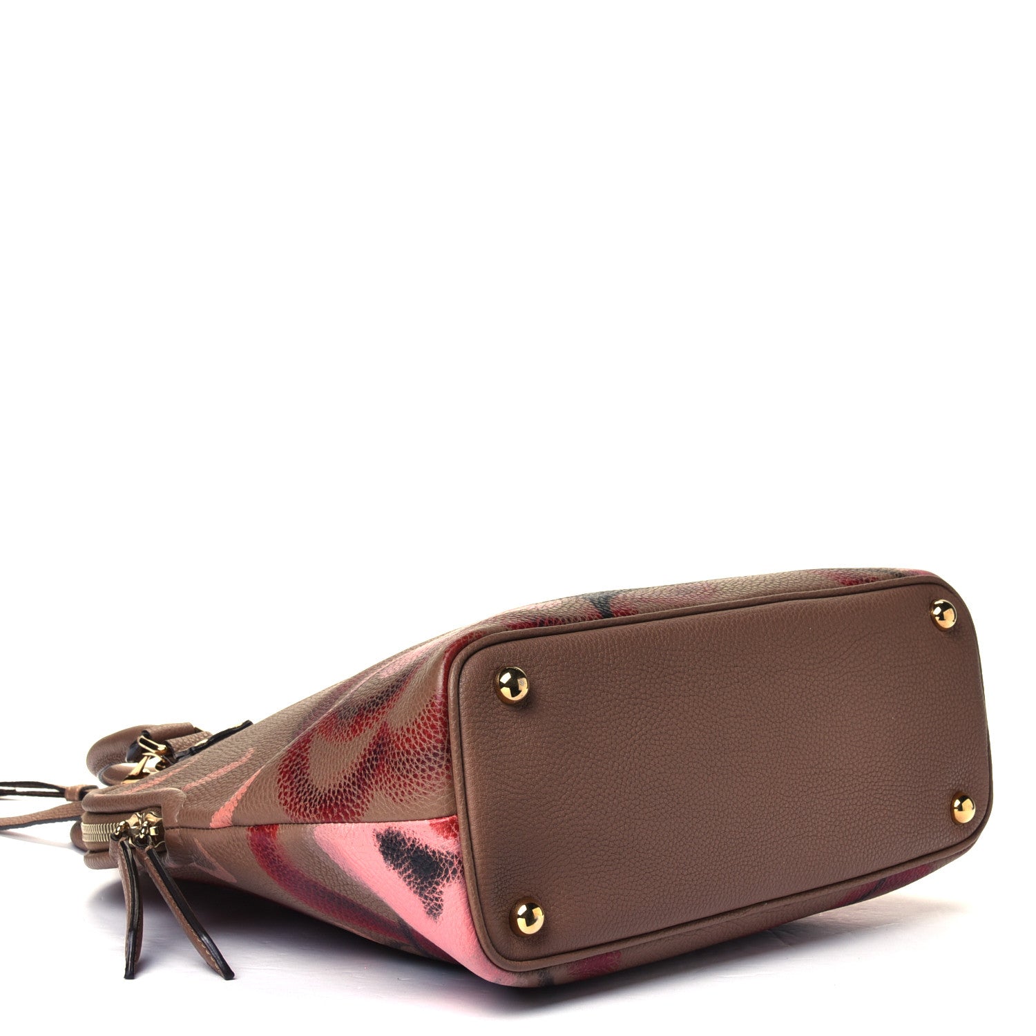 Burberry Prorsum Grainy Calfskin Hand Painted Bloomsbury Dark Sand 3 of 5
