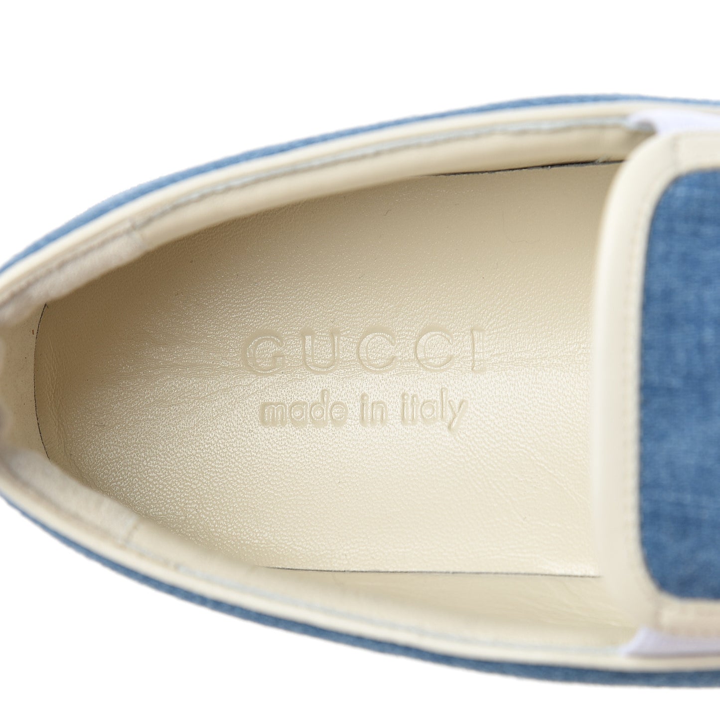 Kura Denim Logo Embroidered Mens Slip On Sneakers 6 Blue