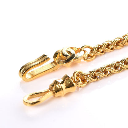 Chanel Fretwork CC Spindles Long Necklace Gold 5 of 6